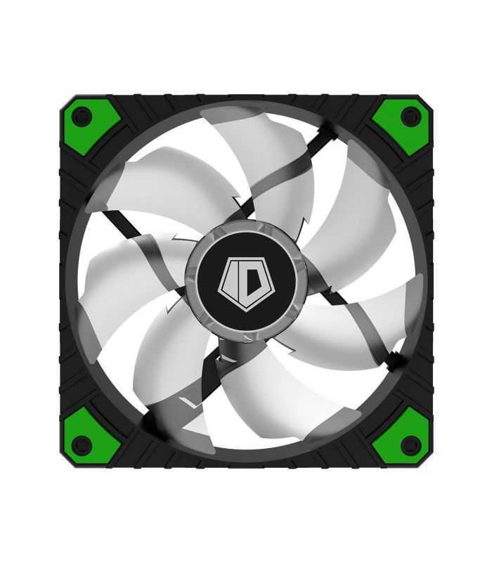ventilator id cooling wf 12025 xt iluminare verde 120mm 3