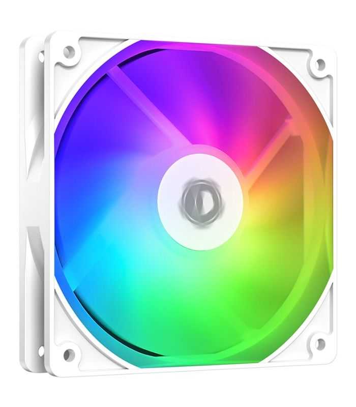 Ventilator ID-Cooling XF-120 120mm 12V alb aRGB Hydraulic Bearing anti-vibratii 500-1500RPM 4pin 3pin XF-120-ARGB-W