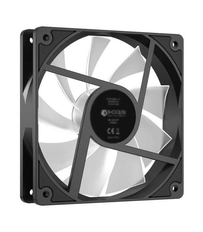 Ventilator Id Cooling Xf 120 120mm 12v Negru Argb Rulmenti Hydraulic Bearing Anti Vibratii 500 1500rpm 4pin 3pin Xf 120 Argb K