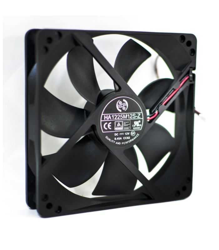 Ventilator OEM 120mm conector 2-pin 120x120x25mm negru bulk