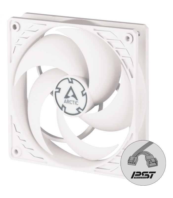 Ventilator P12 PWM PST 120 x 120 x 25 mm 200-1800RPM alb ARCTIC AC ACFAN00170A