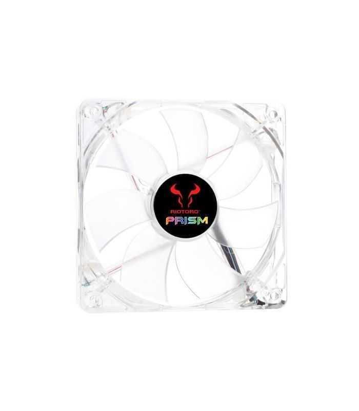 ventilator riotoro cross x clear classic 120mm iluminare albastra 1