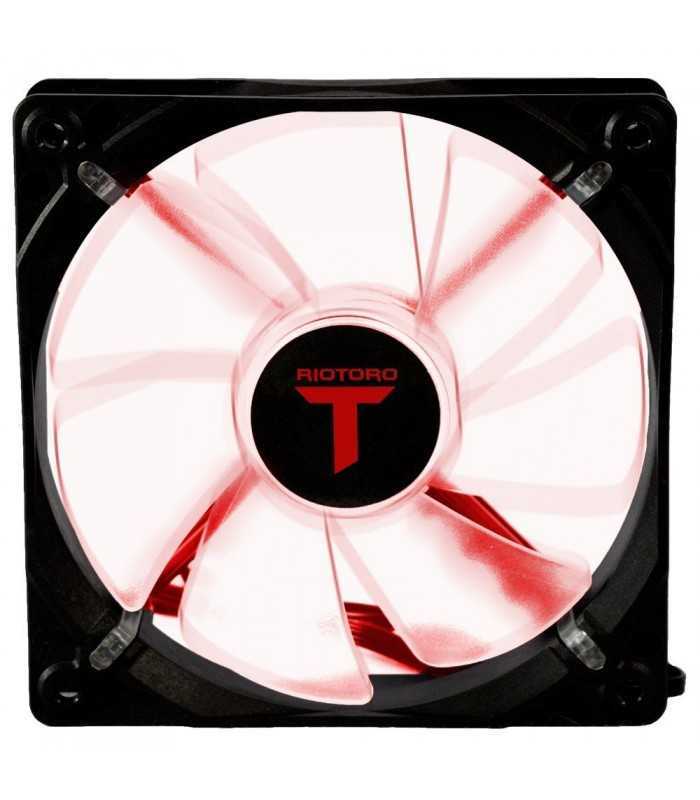 Ventilator Riotoro Performance Edition 120mm iluminare rosie