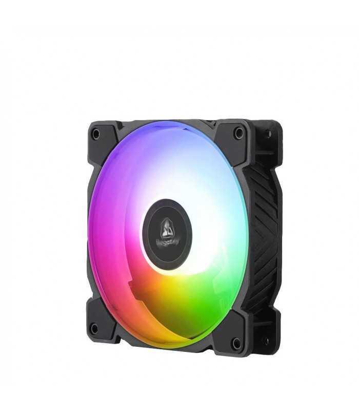 ventilator segotep 120mm iluminare rgb 1100rpm 397cfm 120x120x25mm 1