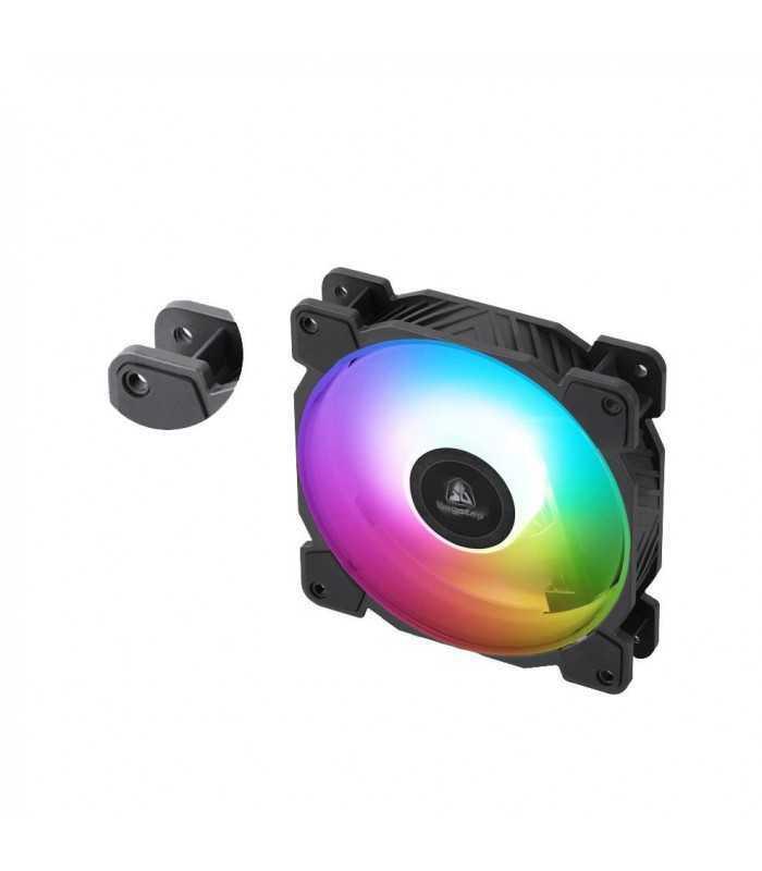 ventilator segotep 120mm iluminare rgb 1100rpm 397cfm 120x120x25mm 2