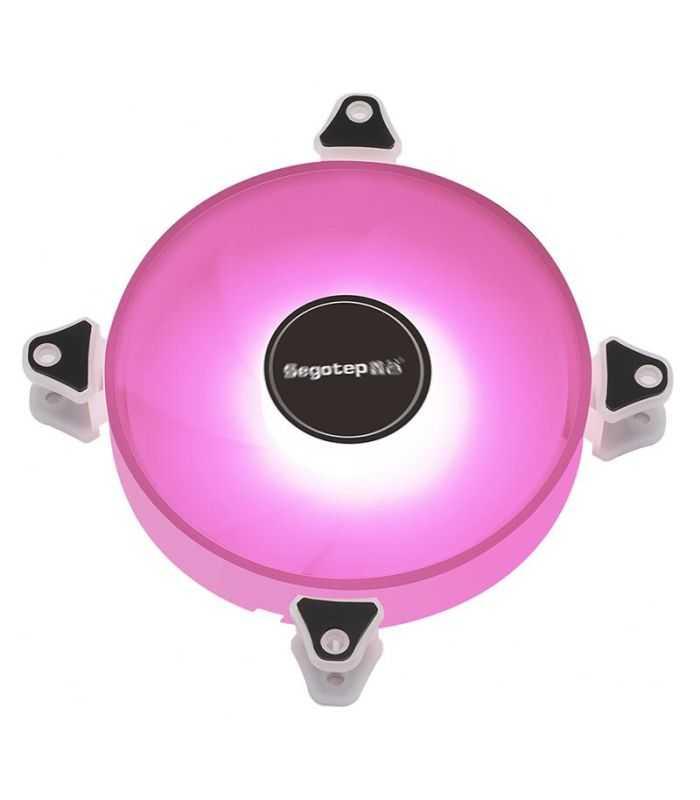 Ventilator Segotep Hb 12 120x120x25mm 12v Negru Argb Led Hydraulic Bearing Anti Vibratii 600 1800rpm 4pin 3pin Romantic 12