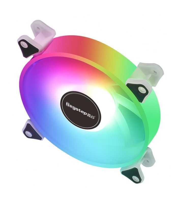 Ventilator Segotep Hb 12 120x120x25mm 12v Negru Argb Led Hydraulic Bearing Anti Vibratii 600 1800rpm 4pin 3pin Romantic 12