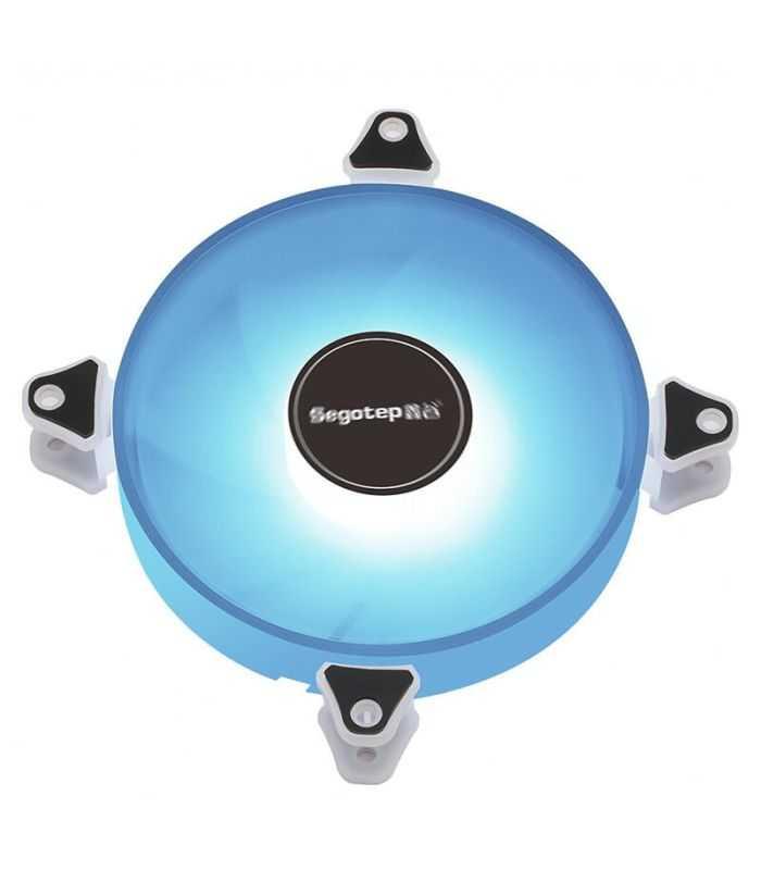 Ventilator Segotep Hb 12 120x120x25mm 12v Negru Argb Led Hydraulic Bearing Anti Vibratii 600 1800rpm 4pin 3pin Romantic 12