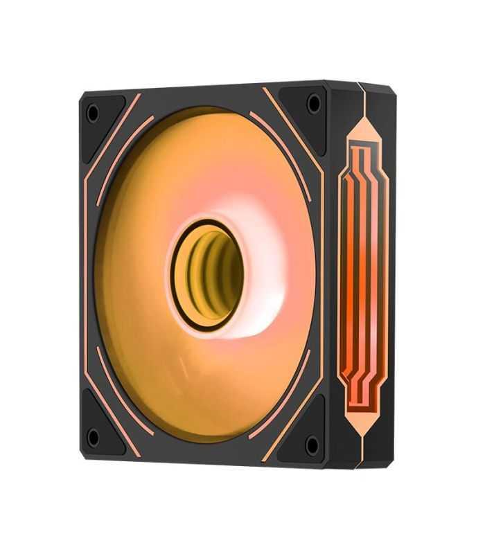 Ventilator Segotep Hb 12 120x120x25mm 12v Negru Argb Led Rulment De Tip Hydraulic Bearing Anti Vibratii 600 1800rpm 4pin 3pin Hb