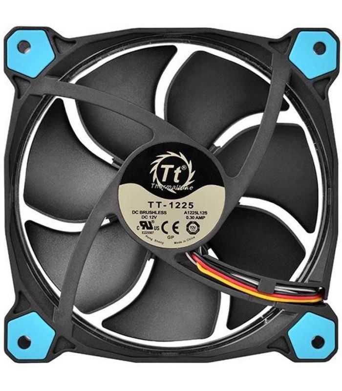 ventilator thermaltake riing 12 high static pressure 120mm cu iluminare albastra 1