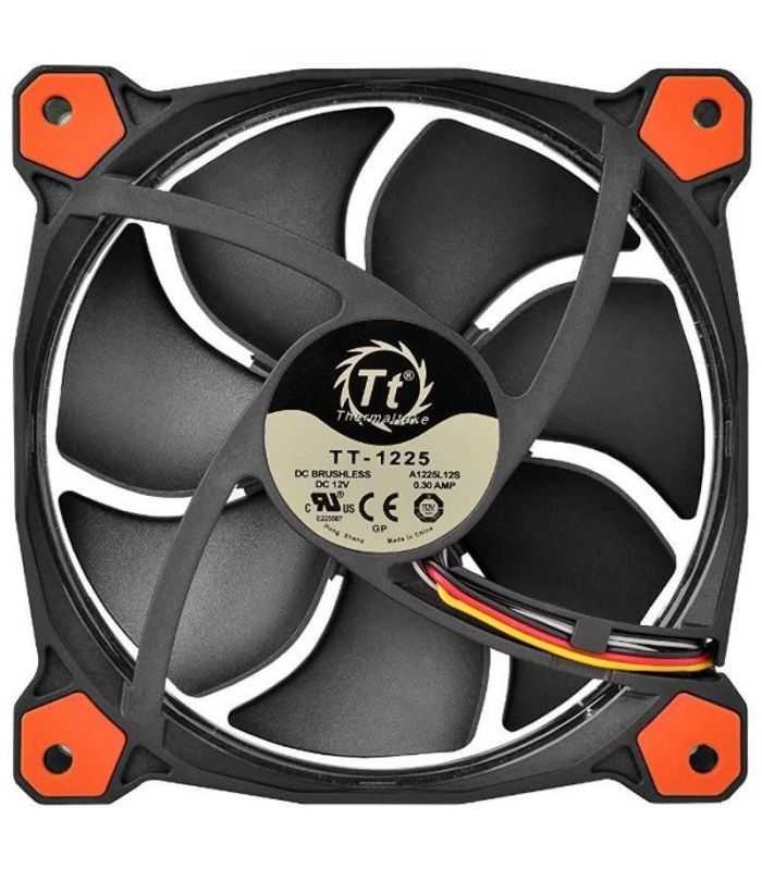 ventilator thermaltake riing 12 high static pressure 120mm iluminare rosie 1