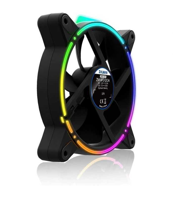 ventilator zalman rfd120 120mm iluminare rgb 1