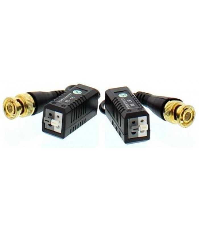 Video balun HD cu clip pentru cablu UTP/FTP Well