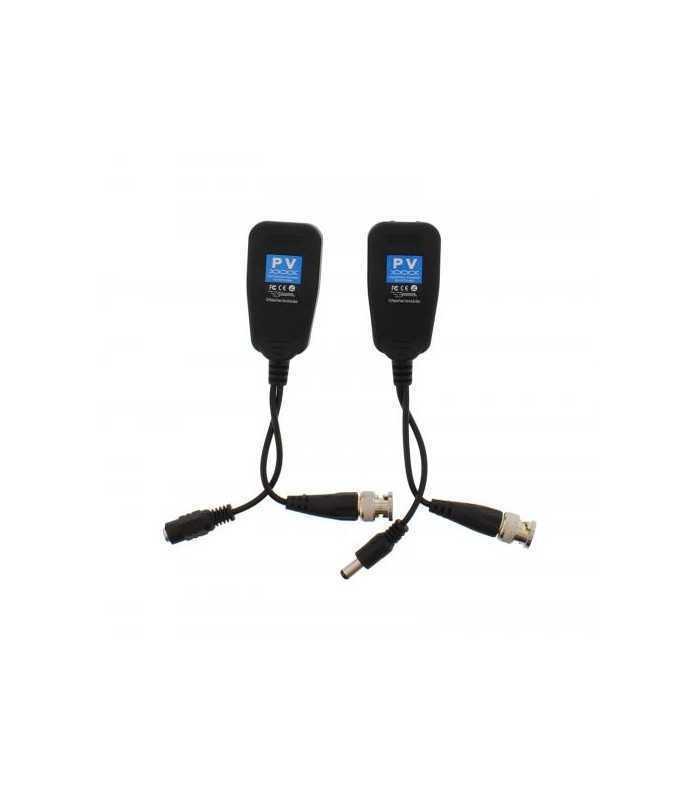 Video balun HD pasiv cu alimentare cu mufa RJ45 Well