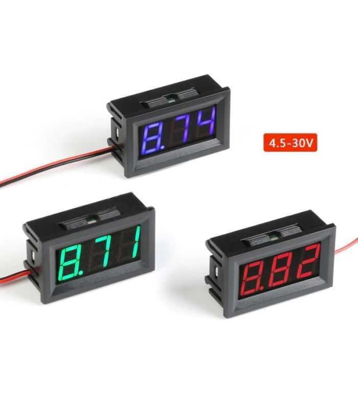 voltmetru digital 45 30v cu display albastru 1