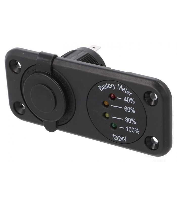 voltmetru si bricheta auto 7 33vdc sci a13 142a254pd bb3 1