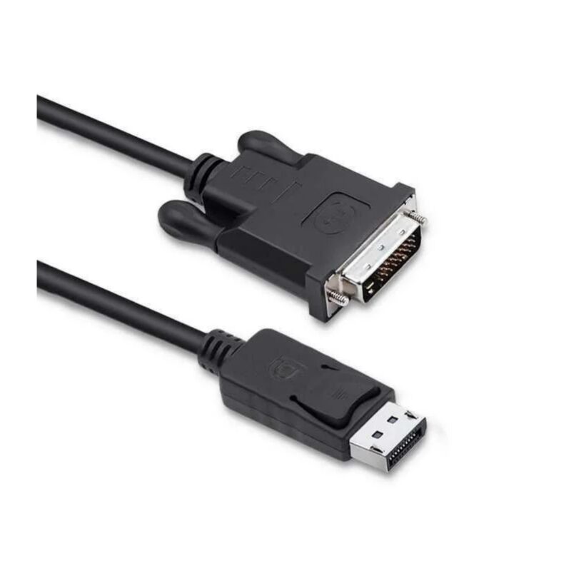 Cablu Displayport La Dvi D (24+1) 1.8m Negru 50364 Qoltec