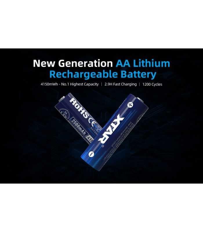Acumulator R6 Aa Xtar Li Ion 15v 2500mah 4150mwh