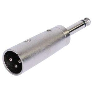 Adaptor audio tata XLR - JACK 6.35 tata MONO metal BST 18-5567