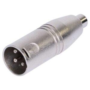 Adaptor audio tata XLR - RCA mama metal BST 18-5580