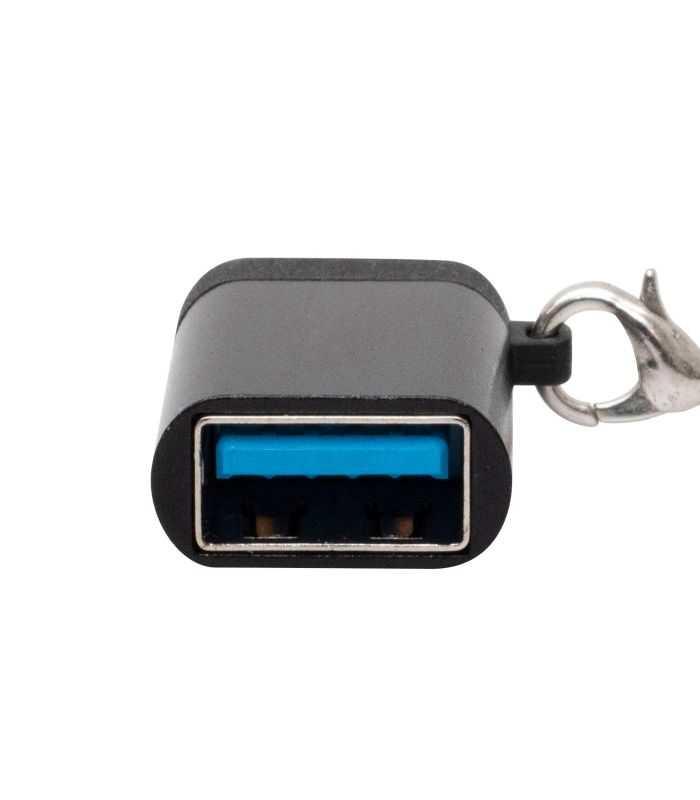 Adaptor Convertor Mufa Tata Usb C30 Mufa Mama Usb A 60w 3a Metal Negru Usbca3 Home