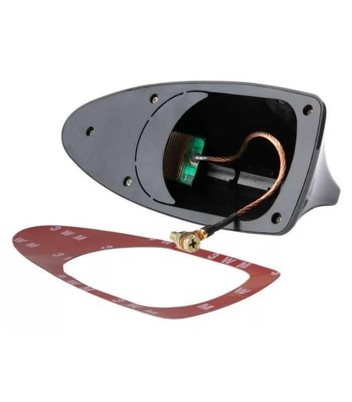 Antena Auto Am Fm Aripioara De Rechin Negru 16x8x75cm A0419b
