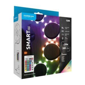 Banda Led Smart Modee 24w Telecomanda Rgb 380lm Ip20 10m Msl Ls24w10mrgb R