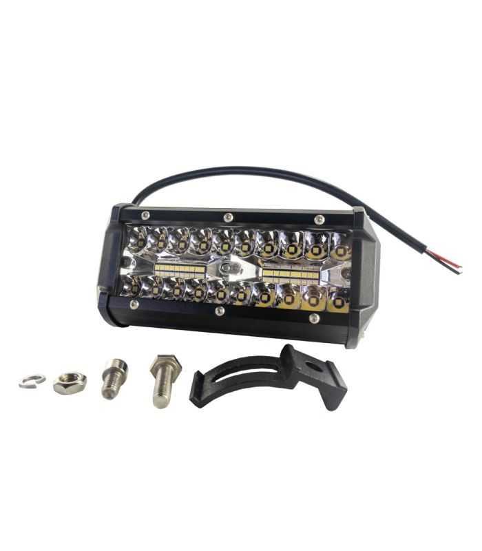 Bara Led Auto Off Road 40w 40 Smd Led 4200lm 12 32v 167x78x65mm Cll001 Carguard