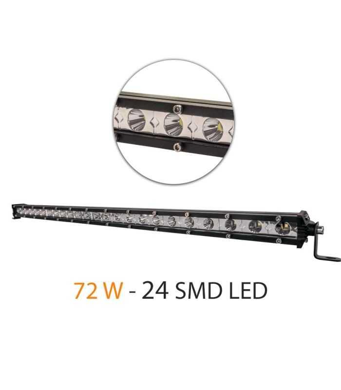 Bara LED Auto Off Road 72W 24SMD 4800lm 12-32V 652x30x48mm CLL007 Carguard