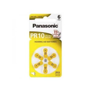 Baterii aparate auditive zinc-air V10 HA10 PR10 PR70 Panasonic 6buc