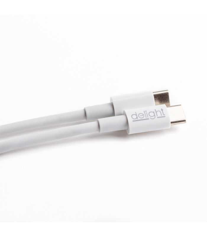 Cablu De Date Incarcare Usb C Usb C 31 Gen2 3a 60w Alb 55447c Wh Delight
