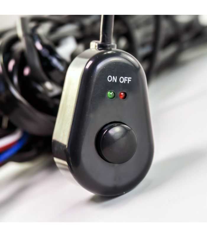 Cablu O Iesire Cu Intrerupator Pentru Bara Sau Proiector Led 12 24v 480w 40a Cll012 Carguard