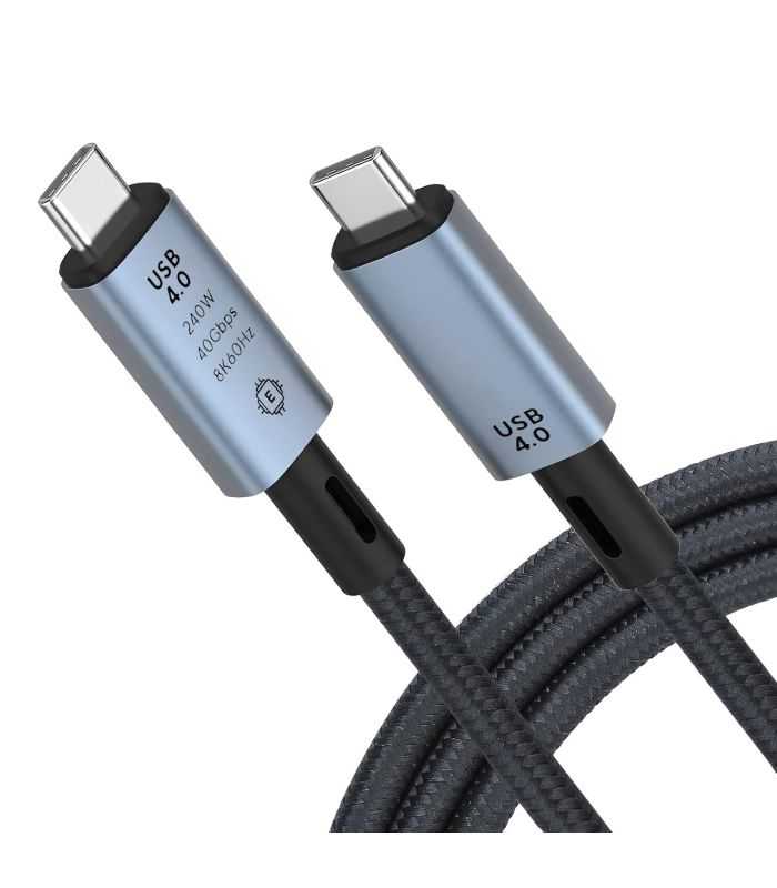 Cablu Usb C Tata La Usb C Tata 1m V30 240w 40gbps 8k 60hz
