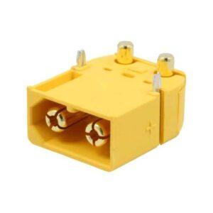 Conector soclu XT60 tata 2 pin alimentare DC pentru PCB THT AMASS XT60PW-M