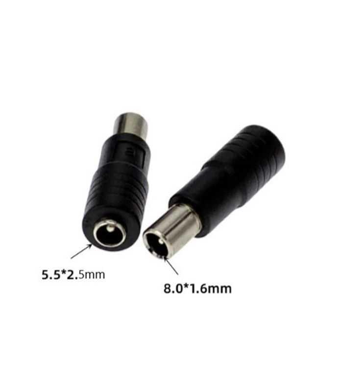 Mufa adaptoare 5.5/2.5mm mama - 8.0/1.6mm tata (538)