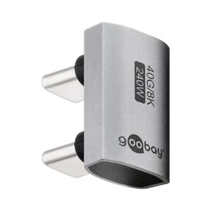 Adaptor Usb C3.1 Mama Usb C Tata La 180 In Forma De U Thunderbolt 3 :4 Goobay 74446