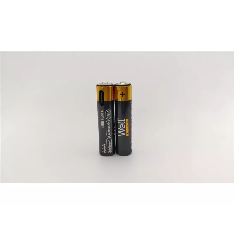 Acumulator Aaa R3 Li Ion 10440 15v 400mah 600mwh Cu Incarcare 5v Usb C 2buc Blister Well Accu 10440 40c Bl2 Wl