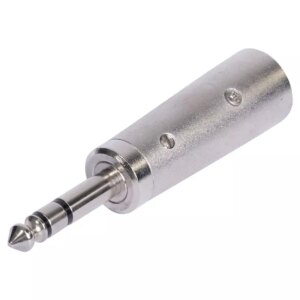 Adaptor Audio Xlr Tata Jack 635 Mm Tata Stereo Metal Bst 18 5569