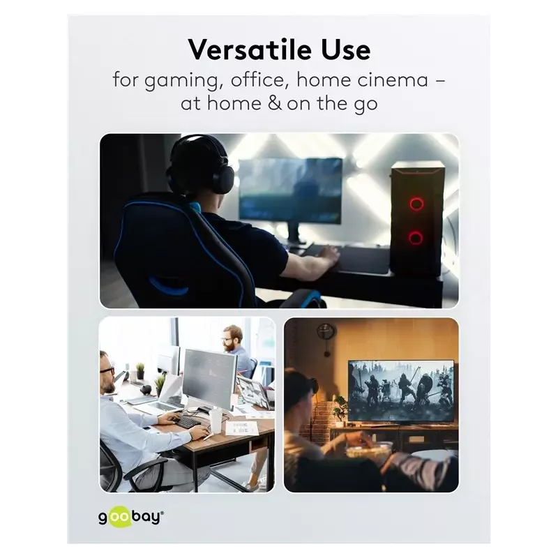 Adaptor Usb C Mama Usb C Tata Orizontal 90 Thunderbolt3 4 Goobay 74441