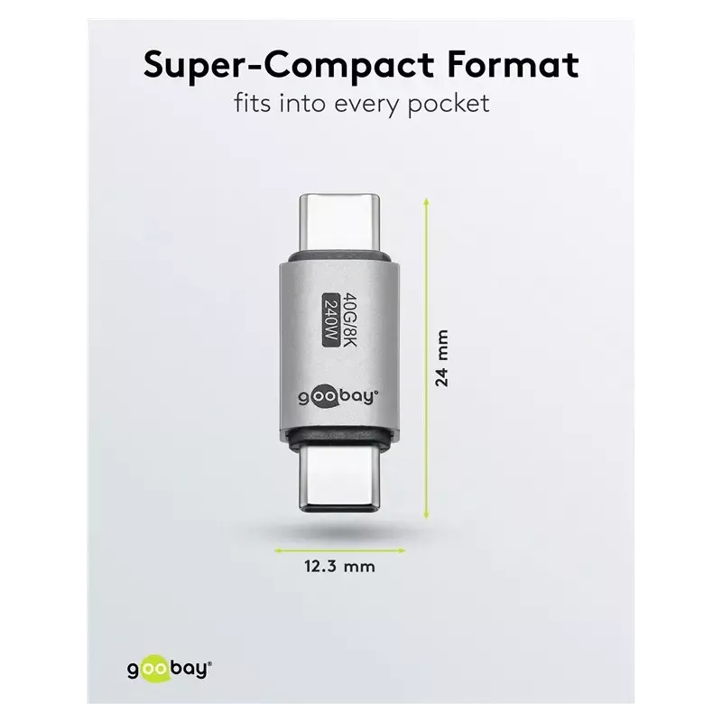 Adaptor Usb C31 Tata Usb C Tata Drept Thunderbolt 3 4 Goobay 74448