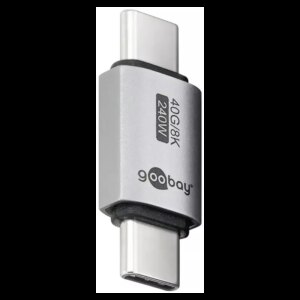 Adaptor USB-C3.1 tata - USB-C tata drept Thunderbolt 3 /4 Goobay 74448