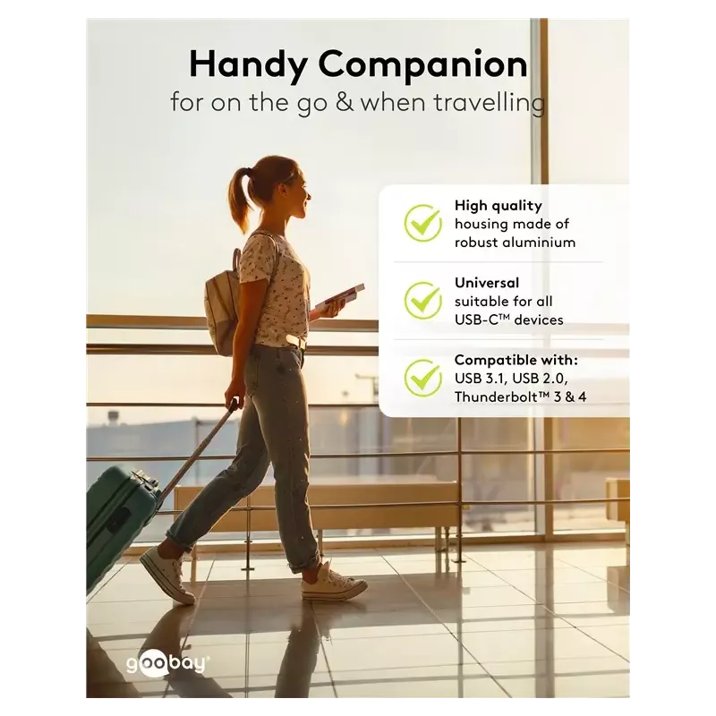 Adaptor Usb C31 Tata Usb C Tata Drept Thunderbolt 3 4 Goobay 74448