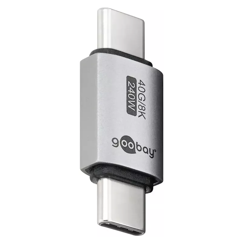 Adaptor USB-C3.1 tata - USB-C tata drept Thunderbolt 3 /4 Goobay 74448