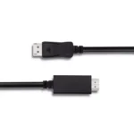 Cablu 4k Uhd 2880p Displayport V12 Hdmi 2m Negru Qoltec 50441 50441 Qoltec