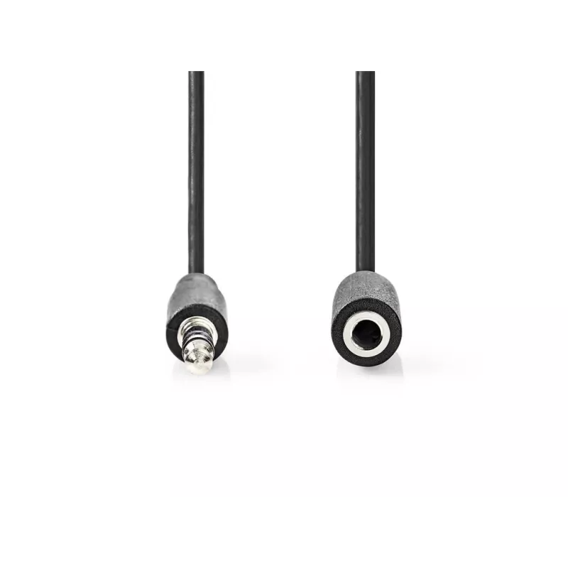 Cablu Audio Jack Stereo Cu Control Volum Nedis 35mm Tata 35mm Mama 1m Negru Cagl22090bk10