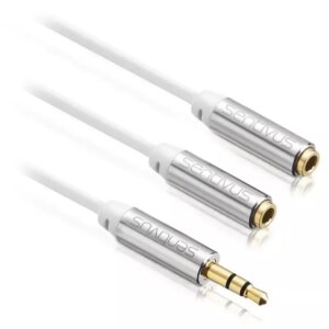 Cablu audio stereo SENTIVUS 1.5m Jack 3.5 mm tata - 2x 3.5 mm mama SE-AU101-150