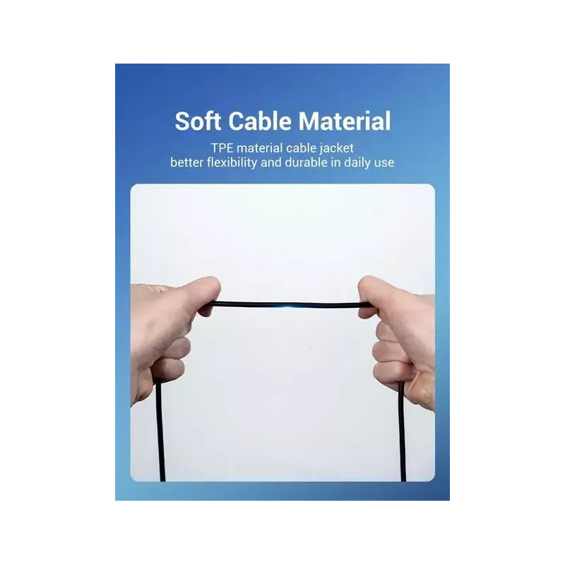 Cablu Usb20 Mini 5pin Mufa Tata Usb C Mufa Tata Nichelat 2m Negru Dublu Ecranat 2a Vention Cowbh