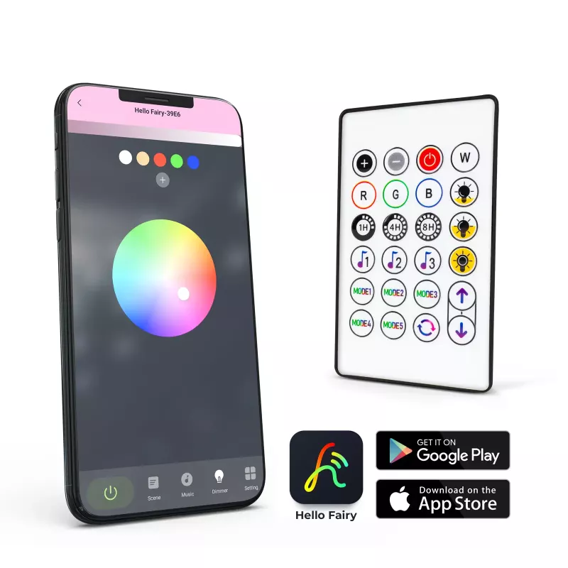 Sir 10m Lumina Inteligenta 100 240v 66 Led Rgb Bluetooth Telecomanda 58386