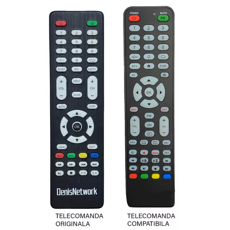 Telecomanda TV DenisNetwork compatibil cu originalul cod ER1672 /MFY1662 (567)