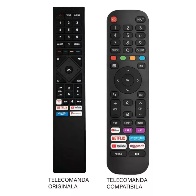 Telecomanda Tv Hisense Erf3b72h Compatibila Cod Er9567 Mfy1159 423 3